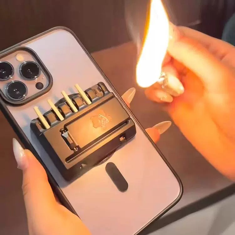 Matchstick Storage Phone Holder