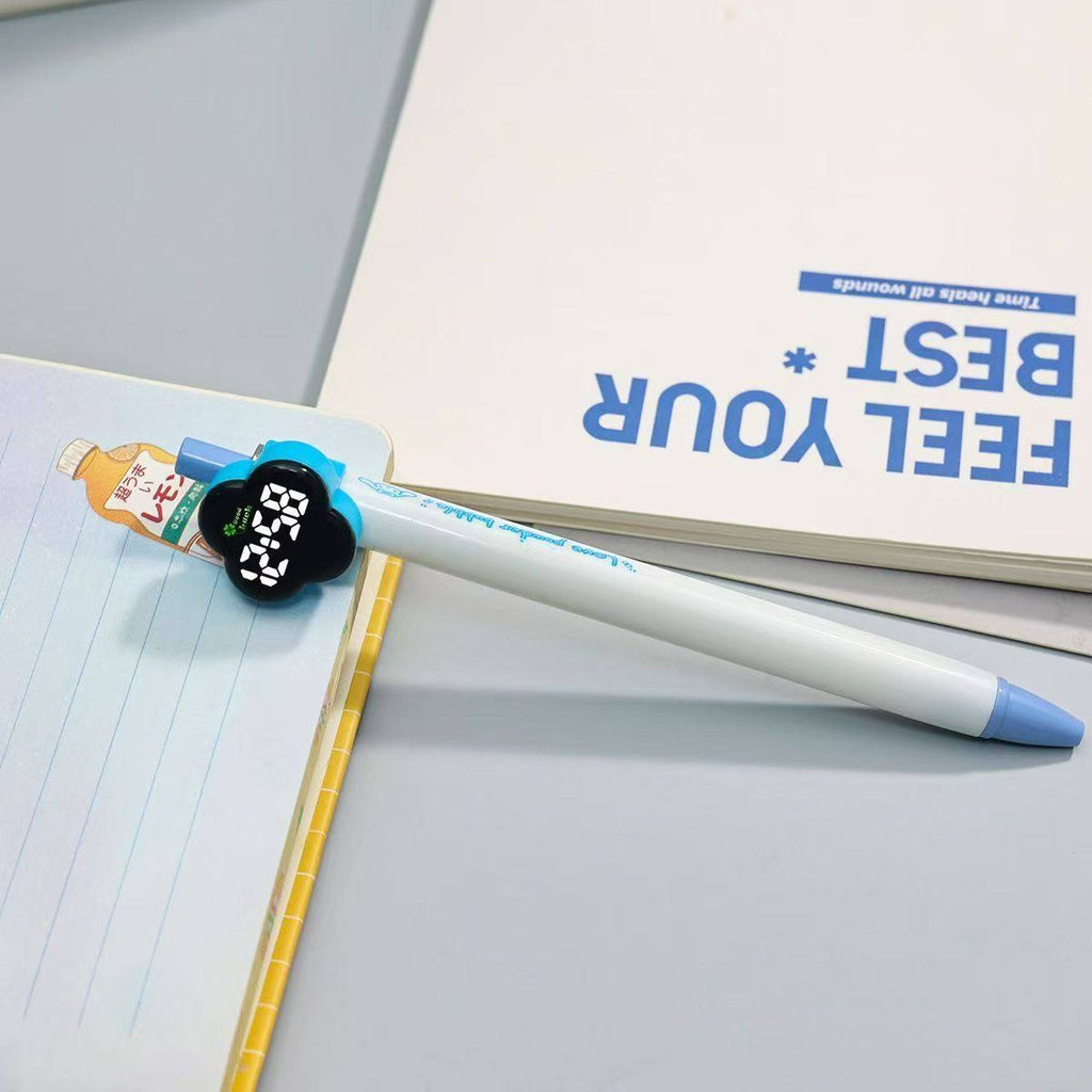 Four Leaf Clover Pen Tip LED Watch