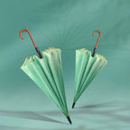 Lotus Bloom Long-Handle Rain Umbrella