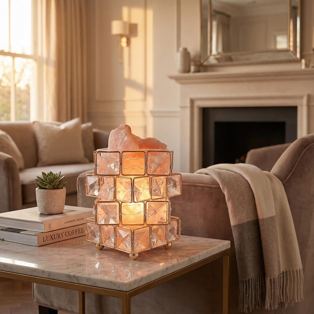 Cube Crystal Salt Lamp