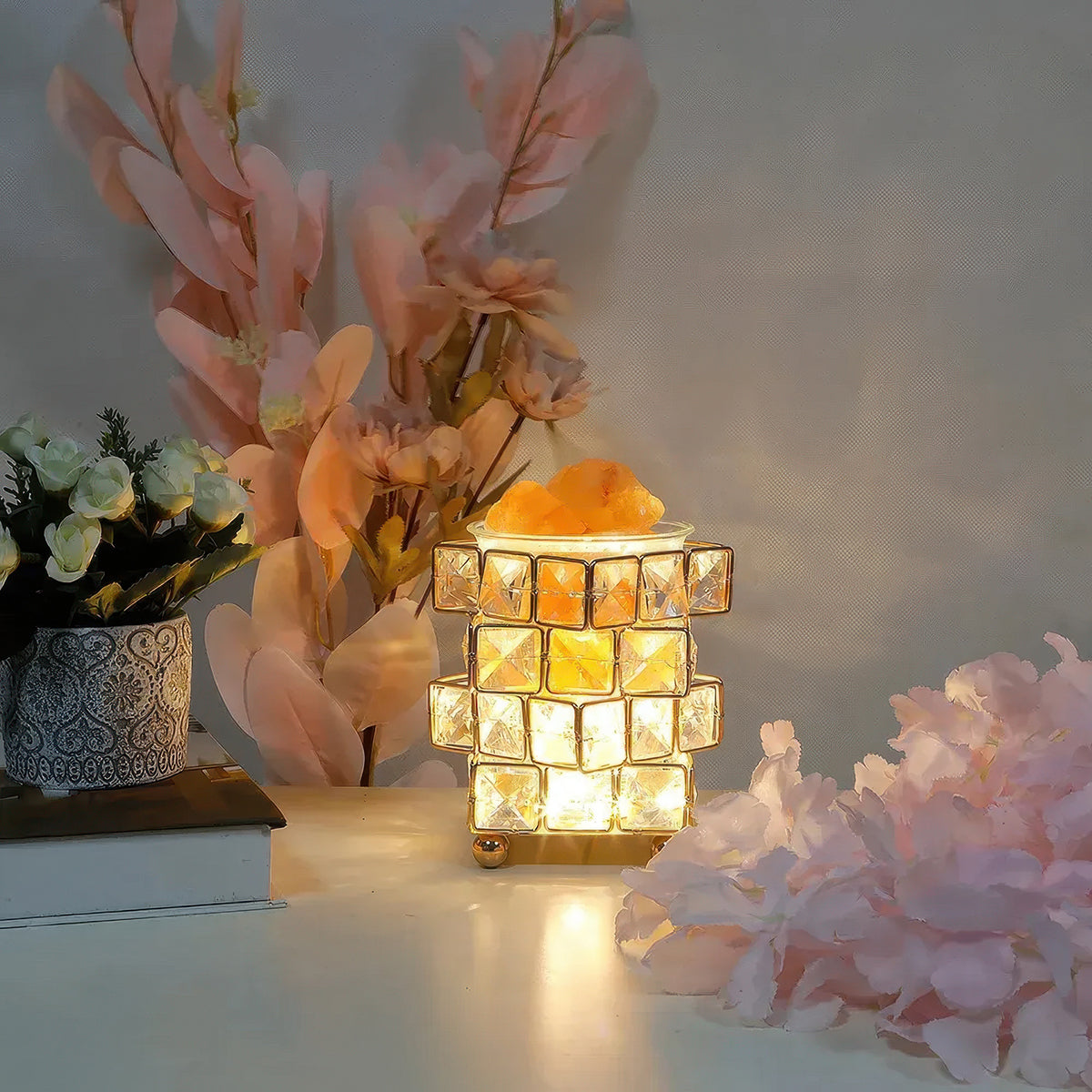 Cube Crystal Salt Lamp