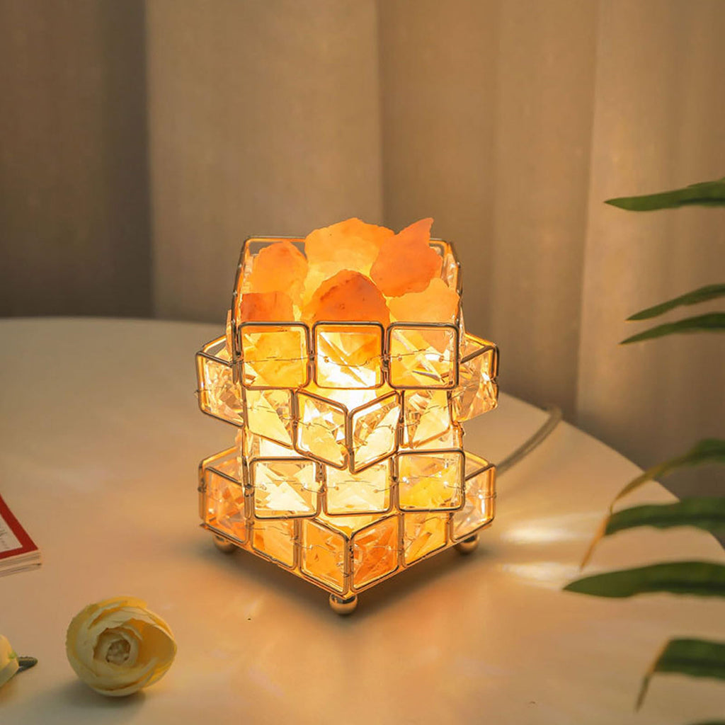 Cube Crystal Salt Lamp