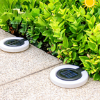 Rotatable Solar Powered LED Ring Light - Weatherproof Outdoor Yard Garden Decor Lighting