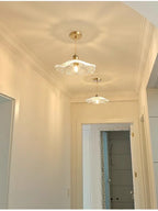 Blush Bloom Vintage Glass Pendant Light