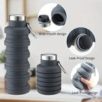 Collapsible Travel Friendly Water Bottle