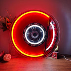 Pit Stop Brake Disc Neon Sign