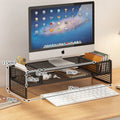 Eye Level Height Adjustable Monitor Shelf Organizer