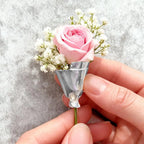 Elegant Flower Holder Brooch Pin