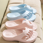 Wide Steps Five Toe Arch Support Slippers