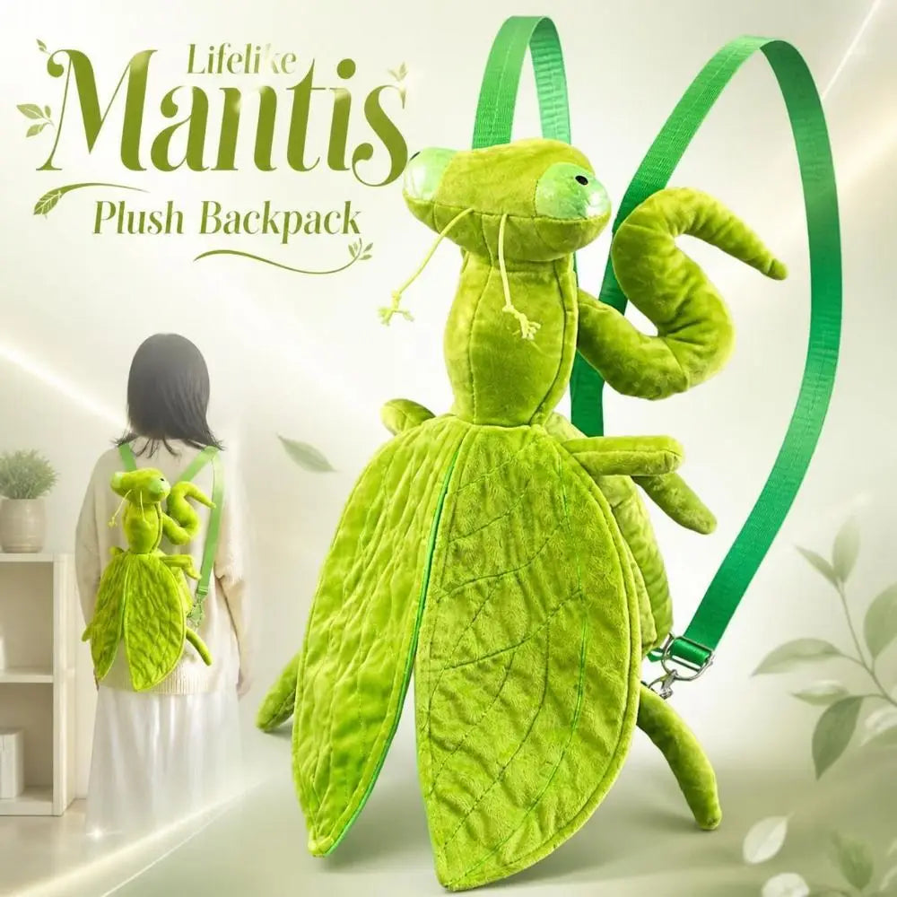 Mantis on the Move Plush Backpack