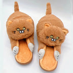 Cuddle Cat Plush Slippers
