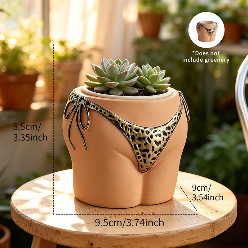 Beach Body Bikini Plant Pot