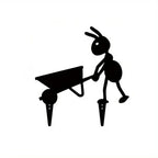 Ant Garden Decor Metal Yard Ant Garden Stakes Lawn Art