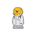 Trust Me Dogtor & Ducktor Label Pin