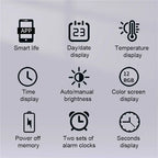 Neon Pulse Smart RGB Multifunctional Wall Clock