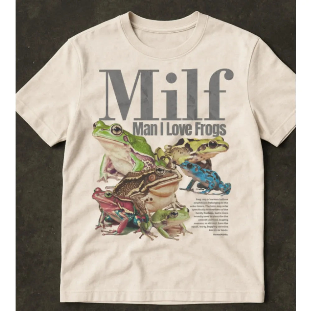 I Love Frogs Funny T-Shirt