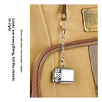 Spark Tag Metal Windproof Kerosene Keychain Lighter