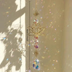 Lotus Crystal Sun Catcher Rainbow Prism