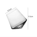 Tilted Base Whiskey Rocking Glass