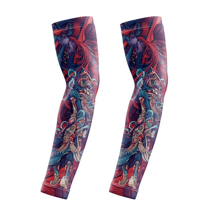 Wild Print Quick-Dry Cooling Arm Sleeves