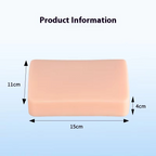 Ultrasound-Guided Vascular Puncture Training Model – Blood Circulation Simulation Injection Pad for Medical Ultrasound, Needle Placement and Clinical Practice