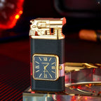 Twin Jets Quartz Dial Dual Flame Metal Lighter
