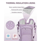 On the Go Insulated Water Bottle Carrier Sling Bag