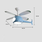 Sky Patrol Children Bedroom Ceiling Fan Light