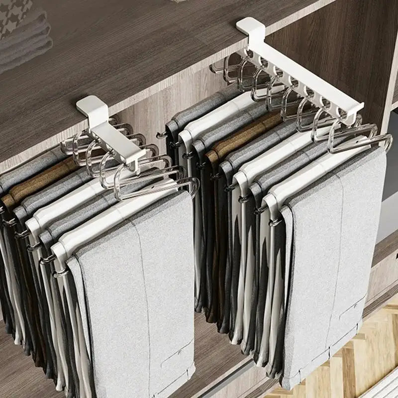Slide Hang Retractable Closet Hanger Rack