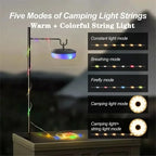Firefly Retractable Camping String Light