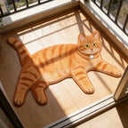 Pawprint Cute Cat-Shape Area Rug