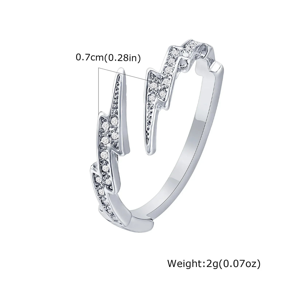Struck by Style Lightning Ring