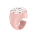Wireless Remote Control Finger Ring – Rechargeable Bluetooth Camera Shutter & Smartphone Page Turner for Video Apps, Portable Gadget