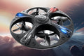 Hovering Mini UFO RC Drone – LED Light Quadcopter with Altitude Hold and Anti-Collision, Fun Remote Control Toy for Kids and Beginners