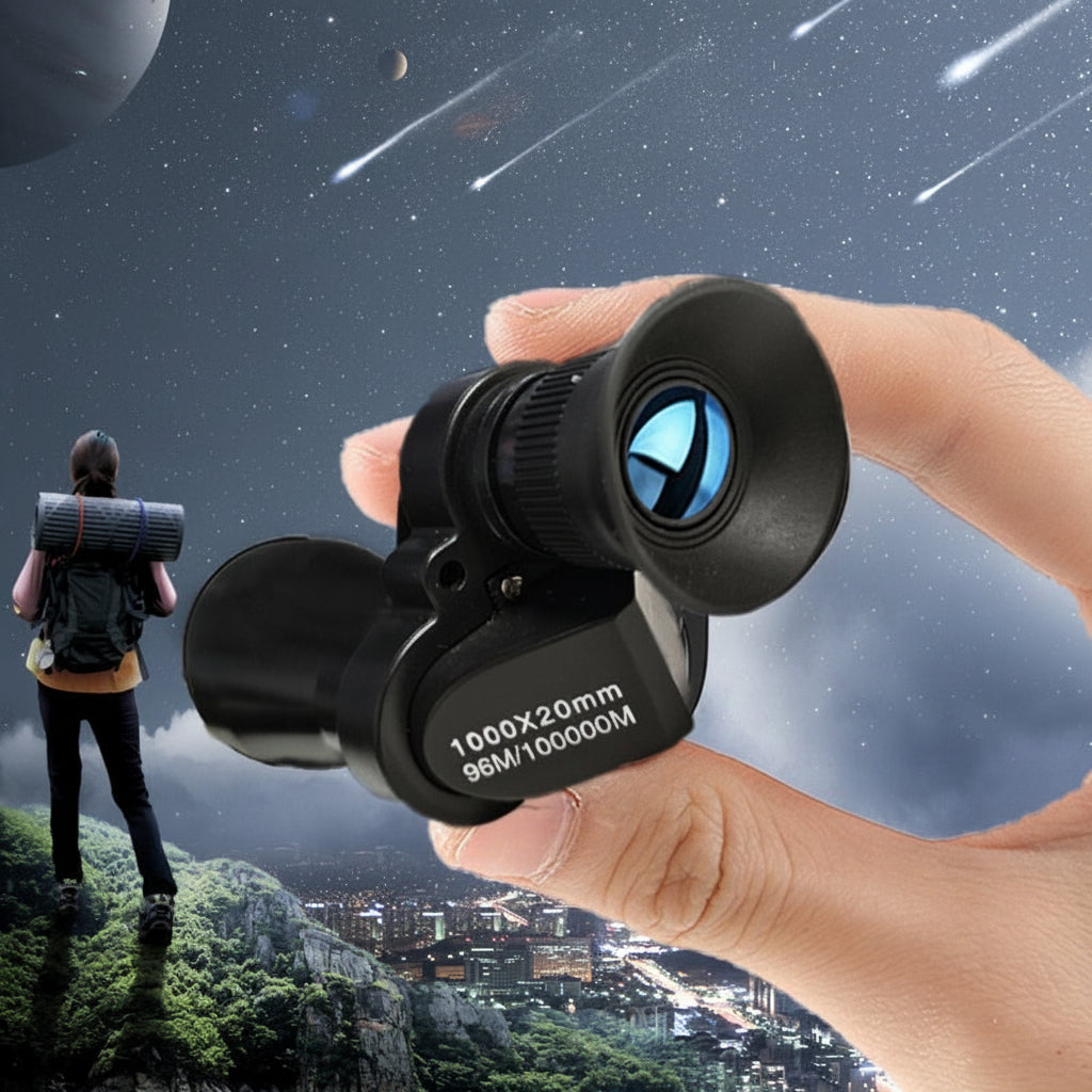 HD Monocular Telescope - High Magnification Portable Zoom Scope for Camping Hunting Fishing and Outdoor Adventure Observation