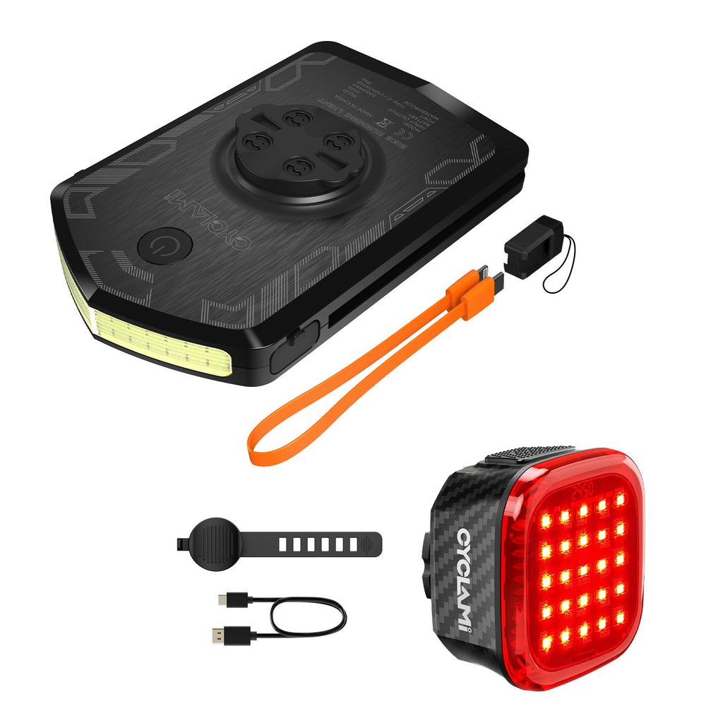 Rechargeable Bicycle Headlight - 5000mAh USB Type-C Cycling Light with High Brightness for Night Riding and Safety Visibility