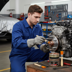 High-Temp Copper Grease 1400°C – Anti-Seize Lubricant for Car Brakes, Exhausts, Spark Plugs and Bolts with Convenient Applicator Brushes
