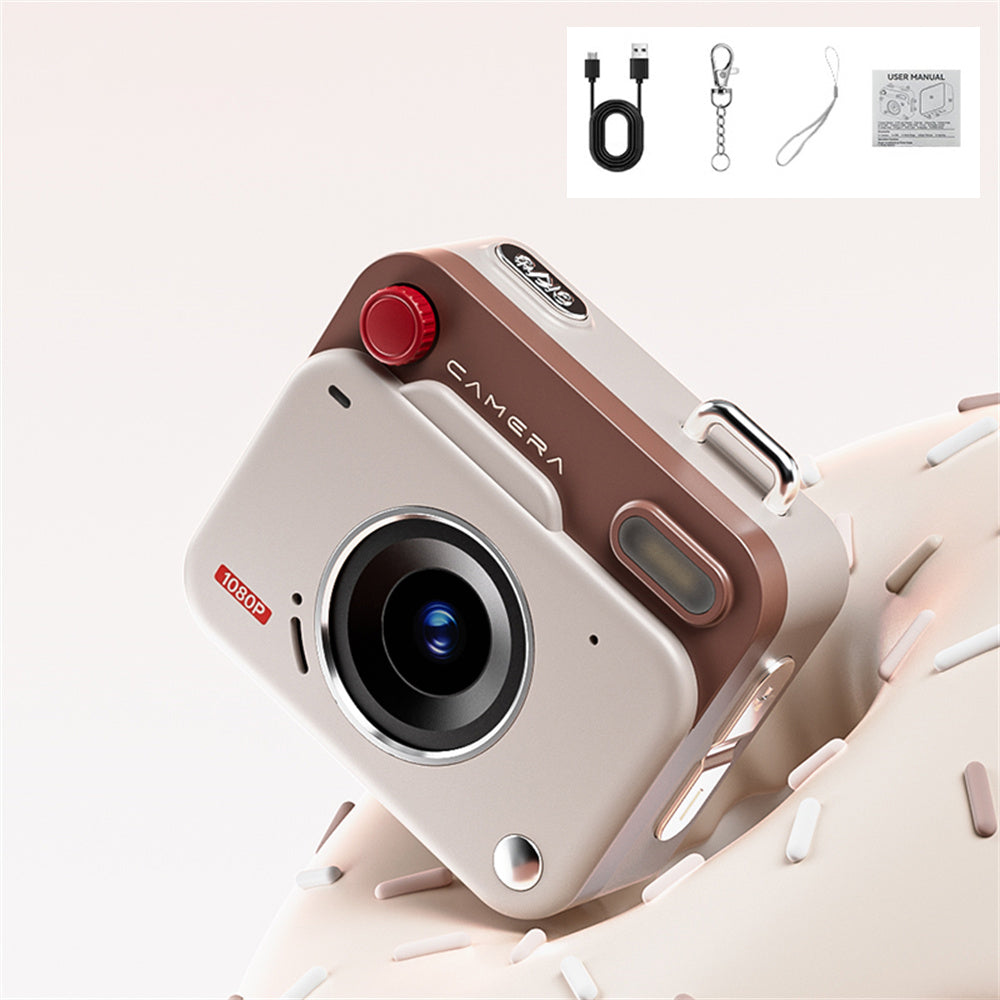 Retro Mini CCD Camera - Portable HD Keychain Digital Camera for Outdoor Travel Photography and Everyday Memory Recording