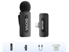Wireless Lavalier Lapel Microphone – Rechargeable Noise-Cancelling Clip-On Mic for iPhone, Android, Camera, Live Streaming & Vlogging