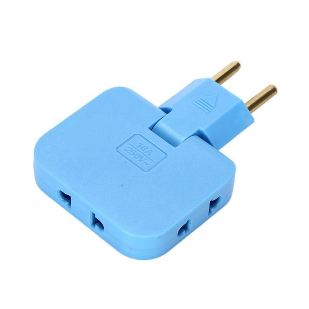 Rotating Multi Plug Socket Adapter – 3 In 1 180° Wireless EU Converter Electrical Extension Power Outlet Solution.