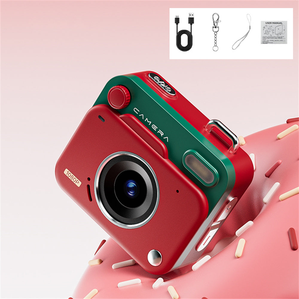 Retro Mini CCD Camera - Portable HD Keychain Digital Camera for Outdoor Travel Photography and Everyday Memory Recording