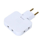 Rotating Multi Plug Socket Adapter – 3 In 1 180° Wireless EU Converter Electrical Extension Power Outlet Solution.