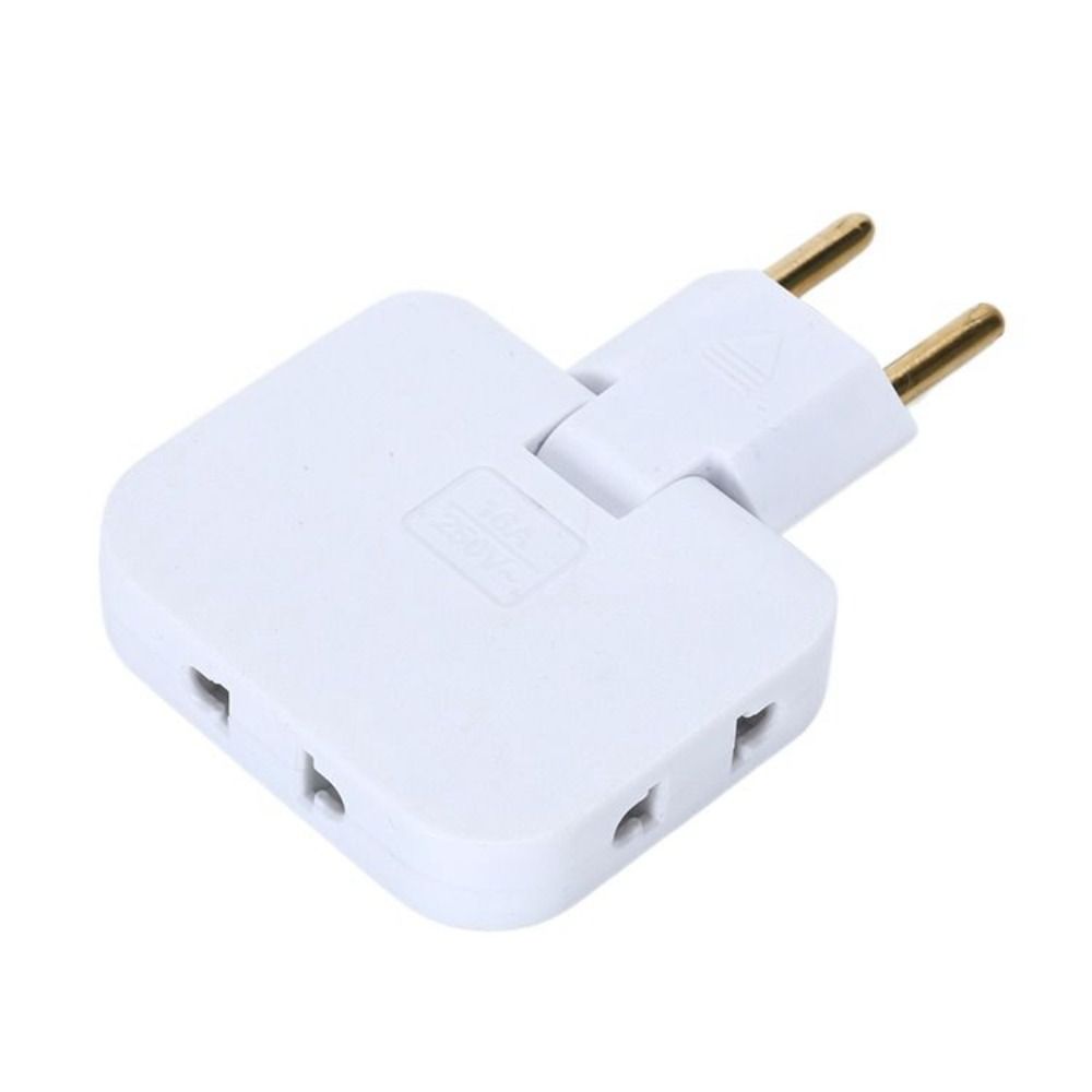 Rotating Multi Plug Socket Adapter – 3 In 1 180° Wireless EU Converter Electrical Extension Power Outlet Solution.