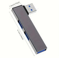 USB-C Hub Adapter – 3-Port USB 3.0 Type-C OTG Splitter for MacBook, Lenovo, Xiaomi and Other Laptops, Tablets and Computers
