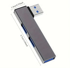 USB-C Hub Adapter – 3-Port USB 3.0 Type-C OTG Splitter for MacBook, Lenovo, Xiaomi and Other Laptops, Tablets and Computers