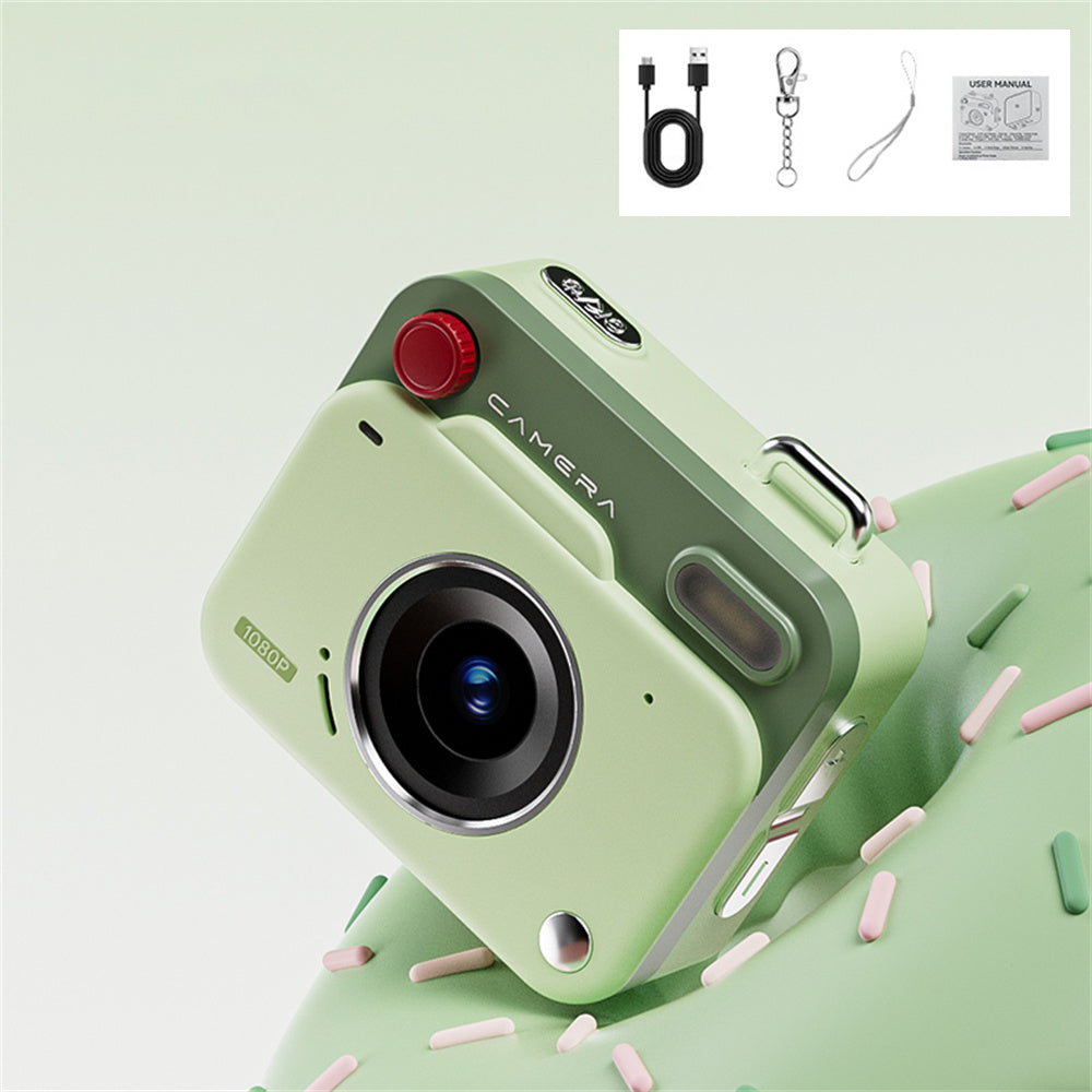 Retro Mini CCD Camera - Portable HD Keychain Digital Camera for Outdoor Travel Photography and Everyday Memory Recording
