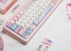 SOA Mint Chocolate Mechanical Keyboard Keycaps – 152 Keys PBT Dye Sublimation Custom Keycap Set for 61–108 Mechanical Keyboards