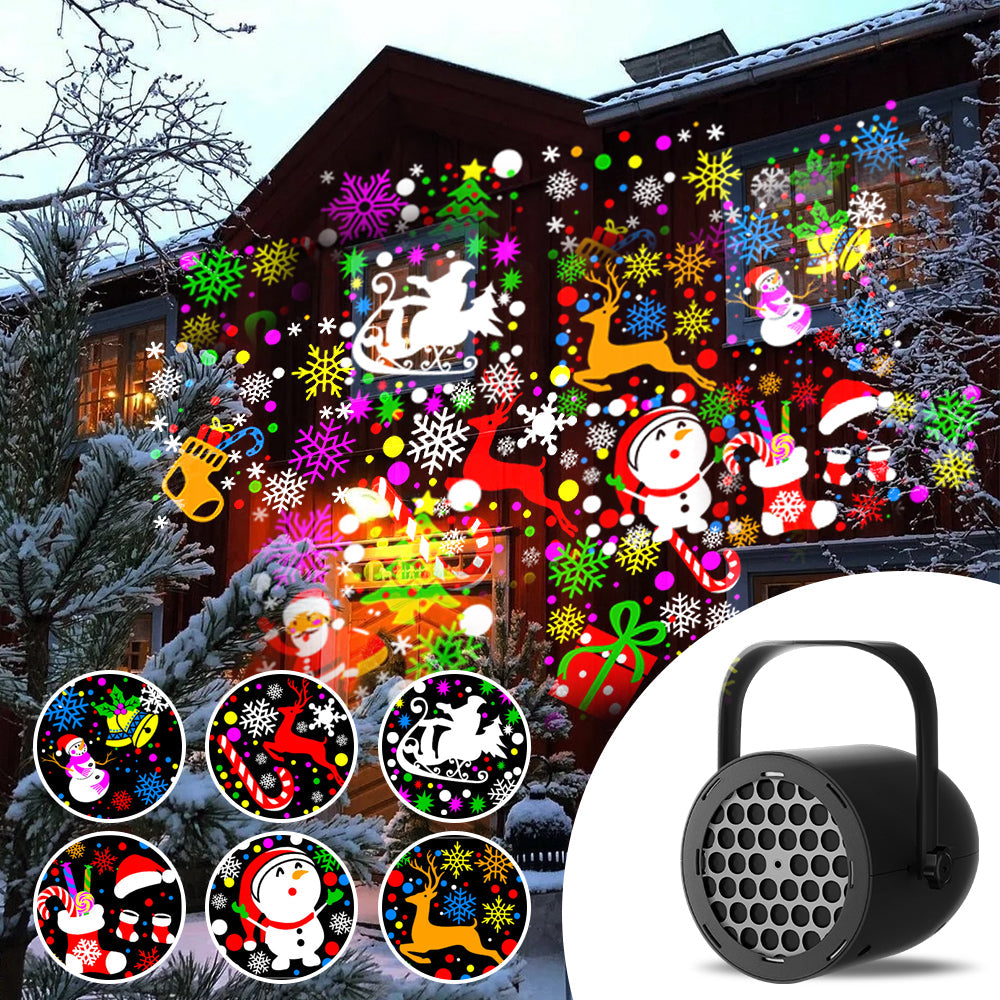Halloween Pumpkin LED Projector – USB Powered Rotating Night Light with Snowflake Patterns for Holiday Parties and Room Decor