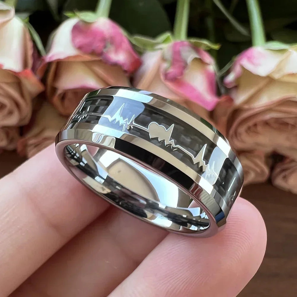 Love Keeps Beating Heartbeat Ring