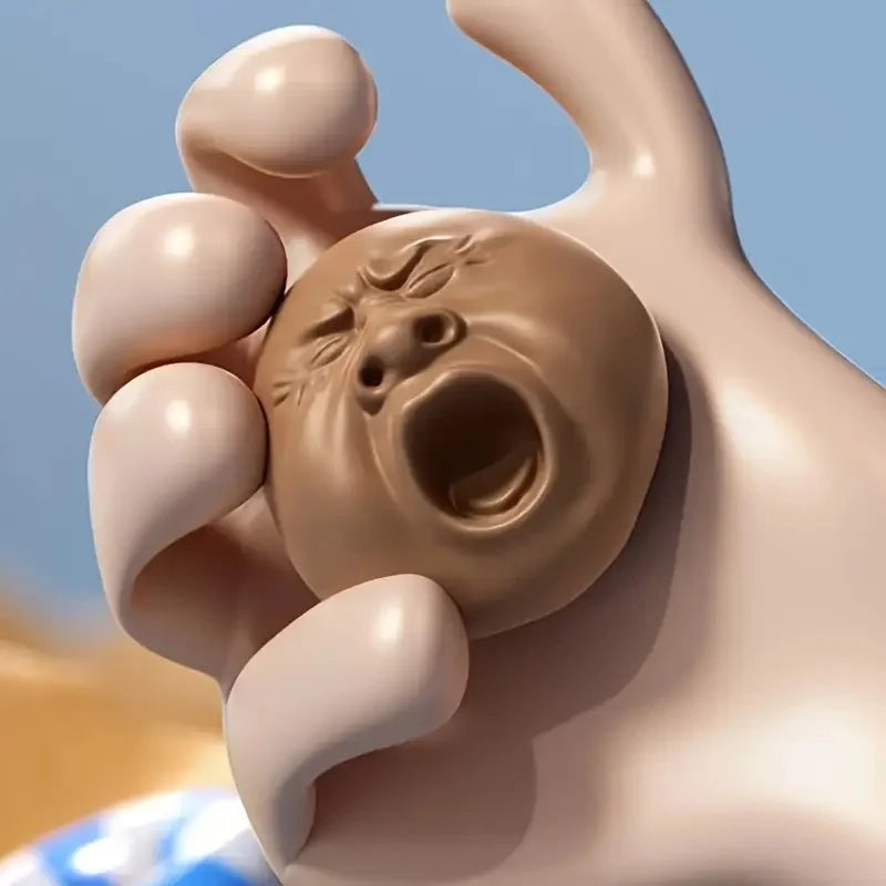 Mini Yawning Face Water Splash Toy
